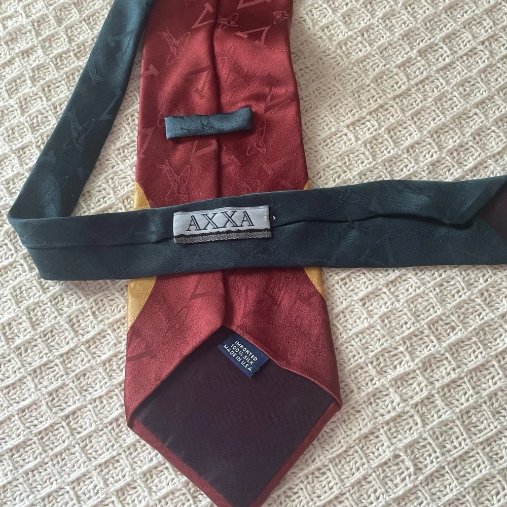 AXXA Boogie Woogie Company B Maroon Tie - Picture 5 of 5